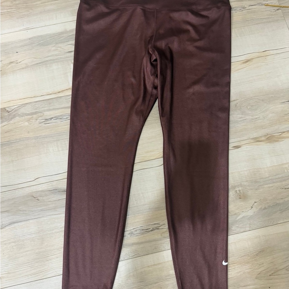 Nike womens Chocolate‎ Brown Leggings